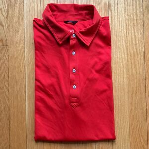 Zero Restriction Men’s Tour Series Short Sleeve Polo Shirt XL X-Large Red Solid